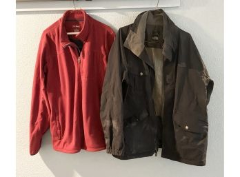 North Face And L.L.Bean Zip Up Jackets (As Is)