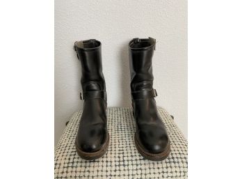 Black Red Wing Boots Size 9B
