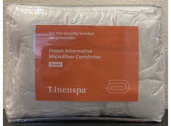 Linenspa Queen Microfiber Comforter Security Blanket In Original Packaging