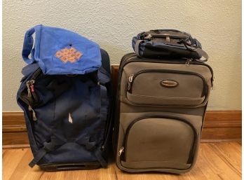 Collection Of Luggage & Travel Bags Including Opsrey Backpack On Wheels