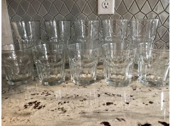 Picardie-style Glass Set, 5 Tall And 5 Short