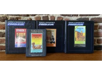 Pimsleur Spanish Volumes 1-3 Audio Cd Sets In Cases