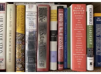 Group Of Mostly Hardcover Historical & Fiction Books Including Salman Rushdie & Alexander Stille