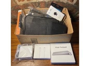 Assorted Collection Of Mac/pc Components Including Magic Trackpad In Box