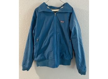 Blue Size Mens Large Patagonia Blue Zip Up Jacket (needs Cleaning)
