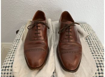 Pair Of Brownish Red Church's Dress Shoes Size 9, Made In England