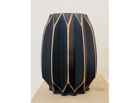 Black And Gold Vase