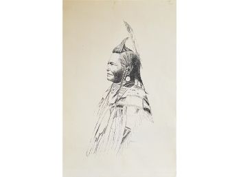 Native American Portrait Art Print