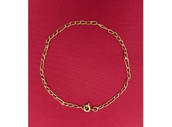 14k Dainty Chain Bracelet
