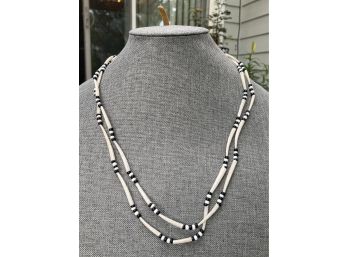 Double Strand Bone Necklace