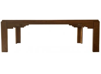 Light Wood Southwestern Style Coffee Table