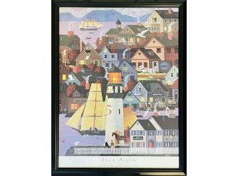 Framed Jack Allen Art Print The Lighthouse