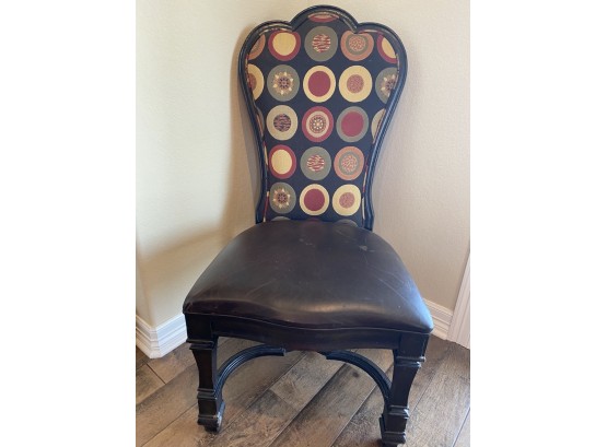 Beautiful Custom Ciricular Pattern Upholstered Chair