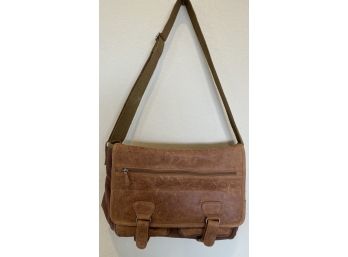 Hobo Leather Canvas Computer Bag Briefcase