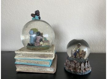 Grouping Of Two Snowglobes By Westland & Sarah’s Attic