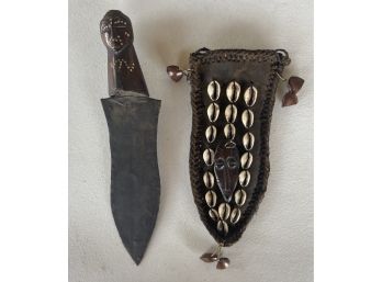 Warega Bone Hunting Knife With Sheath