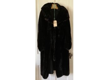 Antique Alaskan Seal Full Length Ladies Coat