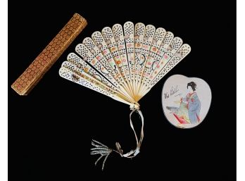 Vintage Chinese Fans, Need Repairs