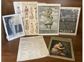 Lot Of Antique Fashion Magazines, Journals And Other Ephemera