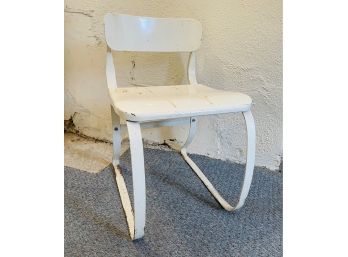 Vintage Ironrite Metal Health Chair