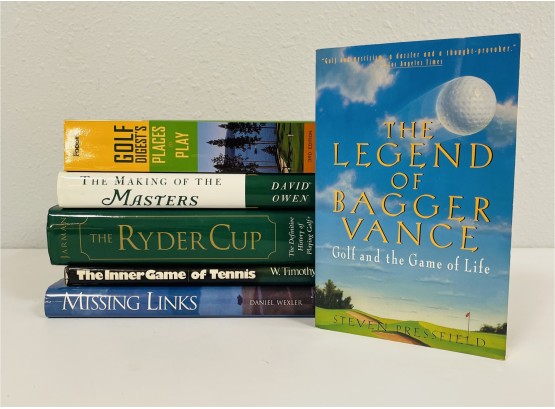 Golf Book Lot