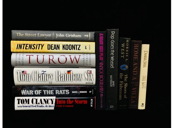 Fiction Novels Lot With John Grisham, Tom Clancy And More!