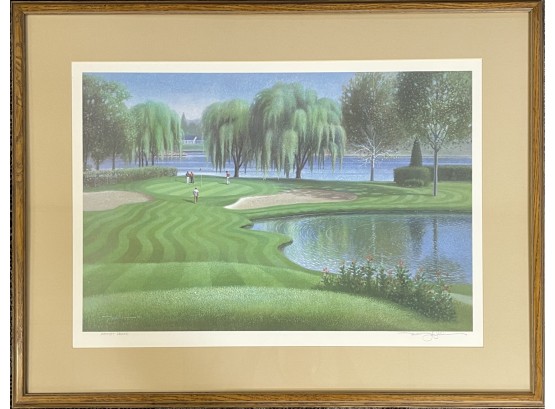 1991 Artist Proof Tom Heflin Signed Golf Print