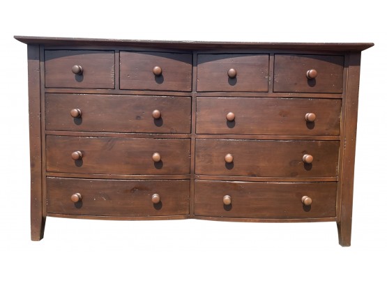 Metropolitan By Wexford Solid Wood Distressed Finish 10 Drawer Dresser See Matching Mirror & Other Pieces