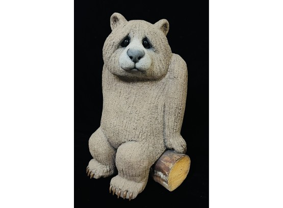 Lou Rankin Bear Figure, Dated 1998