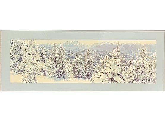 Winter Alpine Panoramic By Robert Thomas Fine Art Photo
