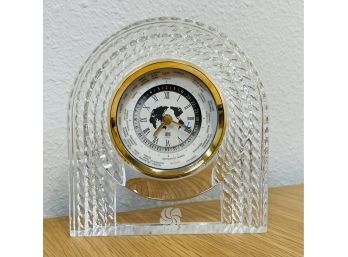 Crystal World Table Clock