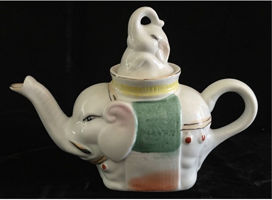 Antique Elephant Shaped Teapot Made In China