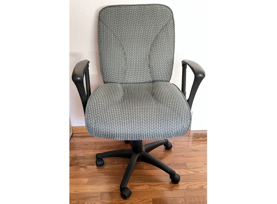 Grey Upholstered Office Chair