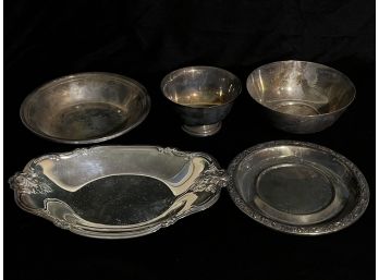 Silver Lot Incl. Paul Revere Reproduction, Gorham, Reed & Barton, & More