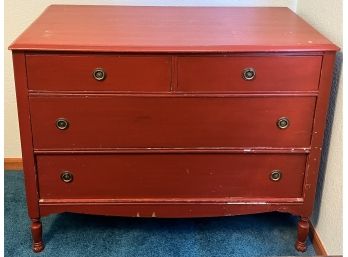 Vintage Red Dresser
