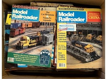 Large Lot Of Model Railroader Magazines