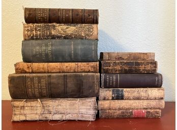 Collection Of Antique Books Starting 1811