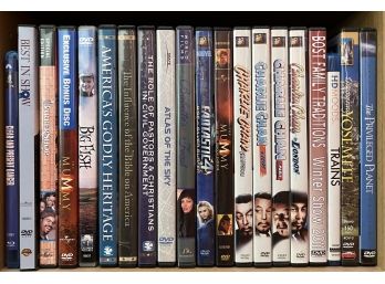 Assorted Lot Of DVDs Incl. Big Fish, Barbershop & More