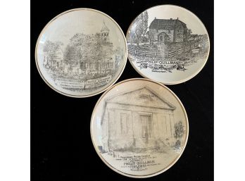 3pc Collectible Philip Quillman Plates