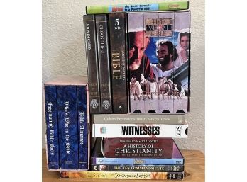 Assorted Religious Movies, DVDs, & More