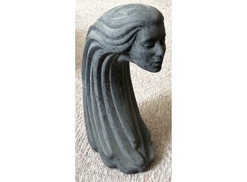 15' Vintage Woman's Head Sculpture