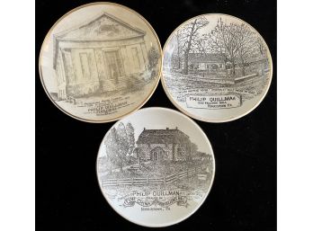 3pc Collectible Philip Quillman Plates
