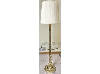 Area Lamp W Glass Table
