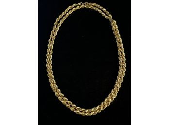 Monet Gold-toned Twist Necklace