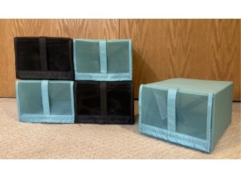 5 Fabric Shoe Boxes
