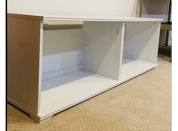 IKEA Borgsjo TV Stand, Missing Shelves, Has Scuffs And Scrapes
