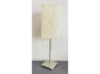 Small Table Top Metal Lamp With Paper Shade