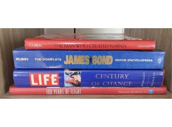 Lot Of 4 Books Including The James Bond Complete Movie Encyclopidia
