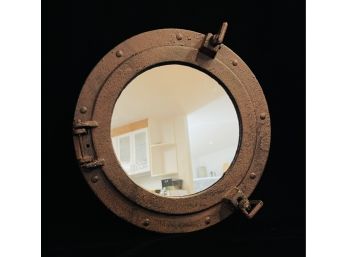 Iron Porthole Mirror
