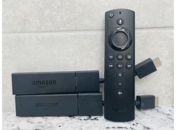 2 Amazon Fire Sticks With One Remote